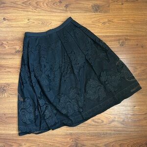 Black lace Anthropologie skirt
